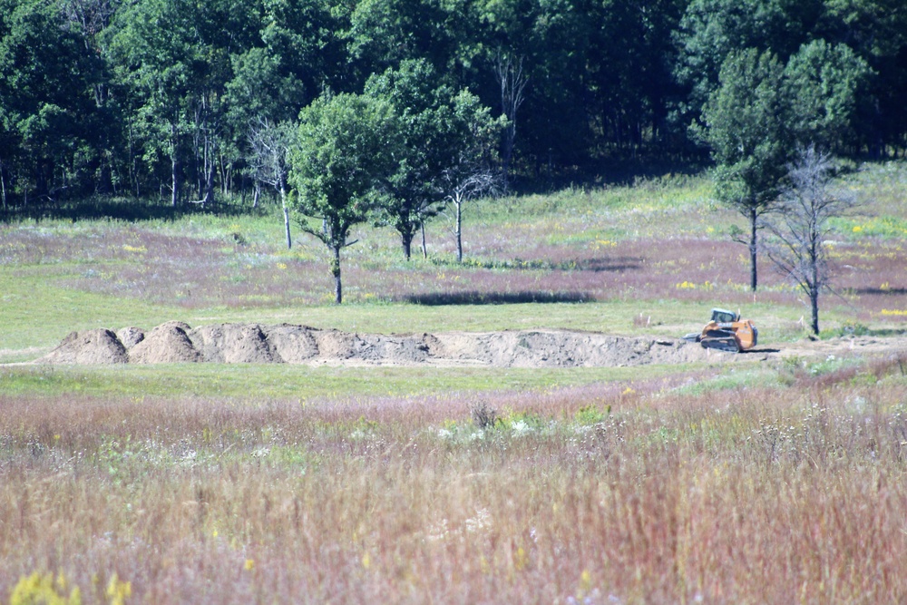 New range training area being built near Range 4 at Fort McCoy