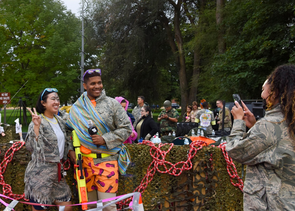 Airmen participate in the annual Combat Dining-Out at Fairchild Air Force Base