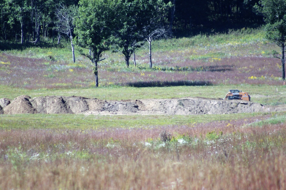 New range training area being built near Range 4 at Fort McCoy