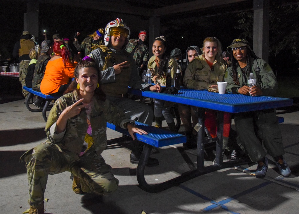 Airmen participate in the annual Combat Dining-Out at Fairchild Air Force Base