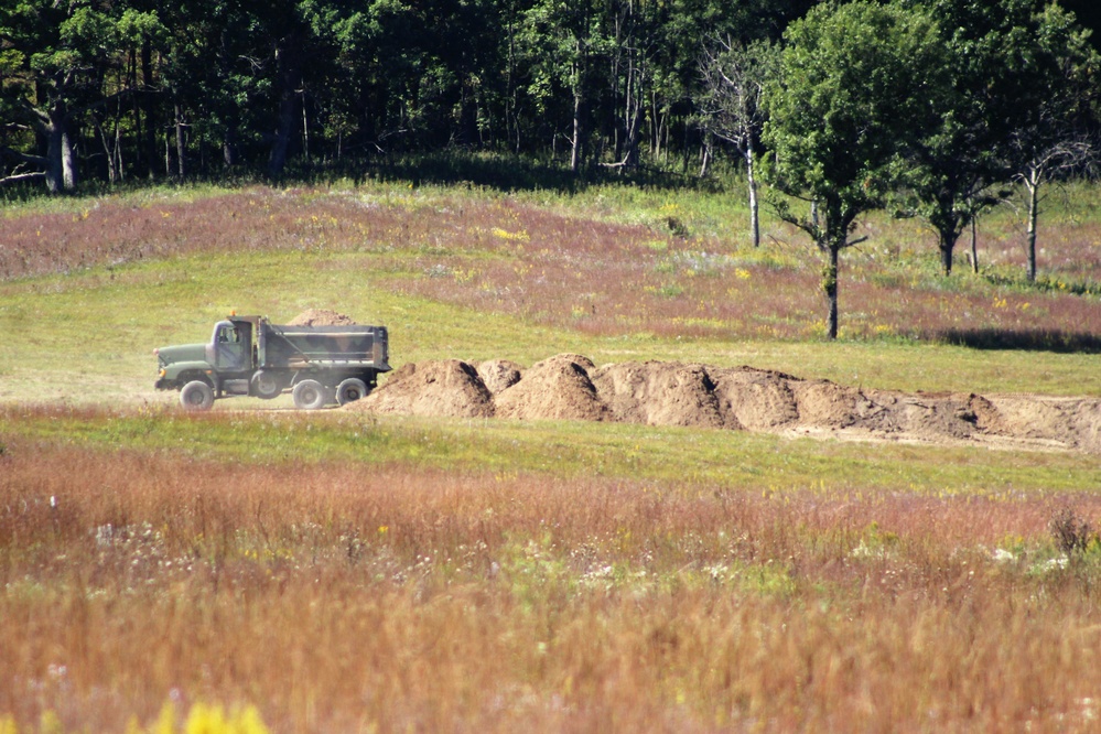 New range training area being built near Range 4 at Fort McCoy