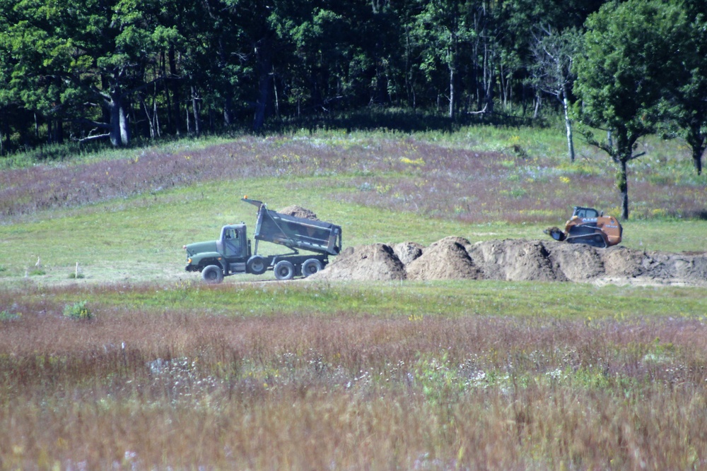 New range training area being built near Range 4 at Fort McCoy