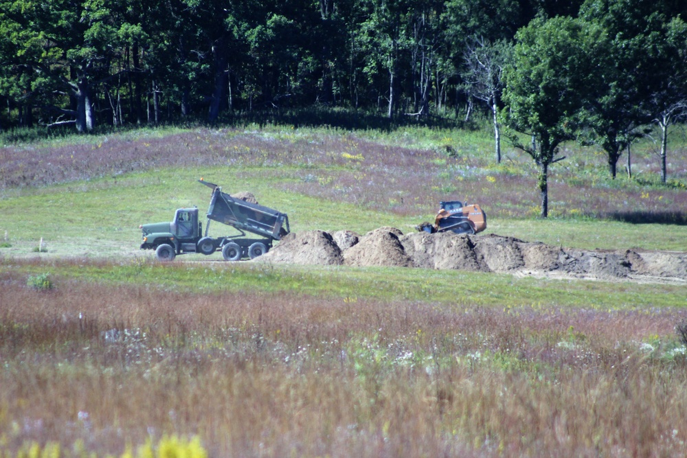 New range training area being built near Range 4 at Fort McCoy