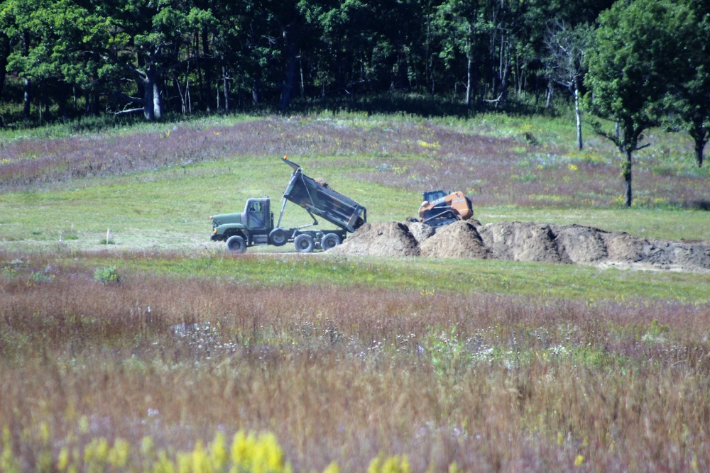 New range training area being built near Range 4 at Fort McCoy