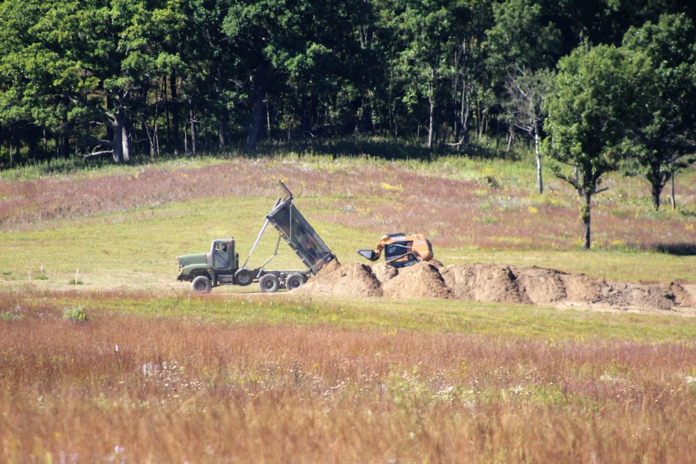 New range training area being built near Range 4 at Fort McCoy