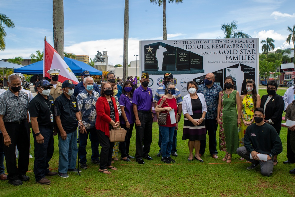 Hagåtña Gold Star Families Memorial Monument Unveiling Ceremony