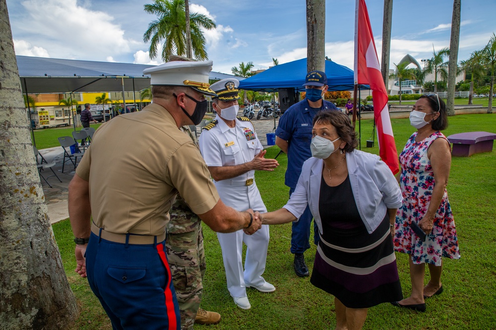 Hagåtña Gold Star Families Memorial Monument Unveiling Ceremony