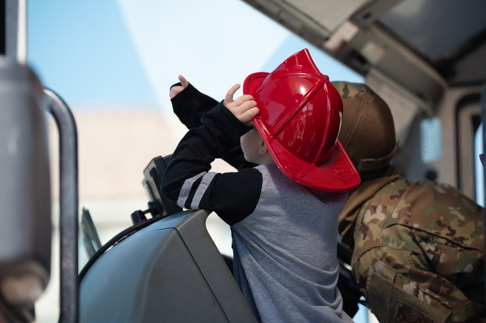 Nellis promotes the sounds of fire safety during Fire Prevention Week