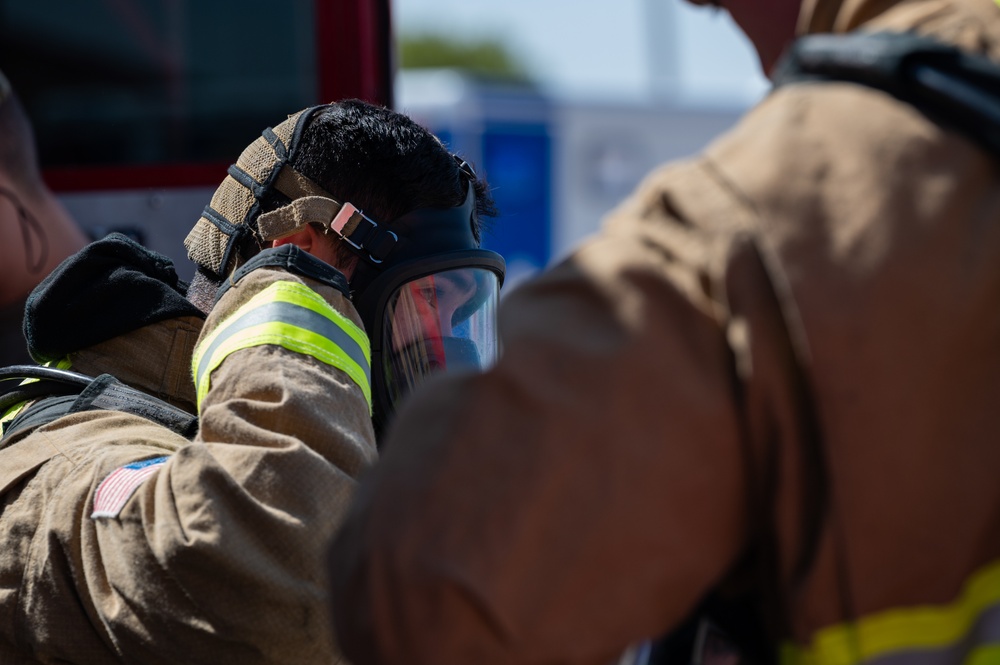 Nellis promotes the sounds of fire safety during Fire Prevention Week