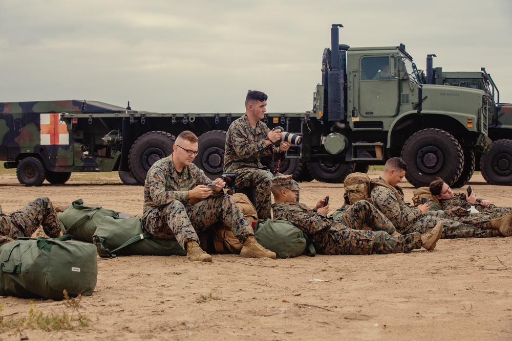 Marines embark the USS Rushmore (LSD 47) for fleet week 2021