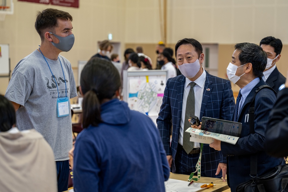 American and Japanese Students Participate in Global Friendship Camp 2021 aboard MCAS Iwakuni