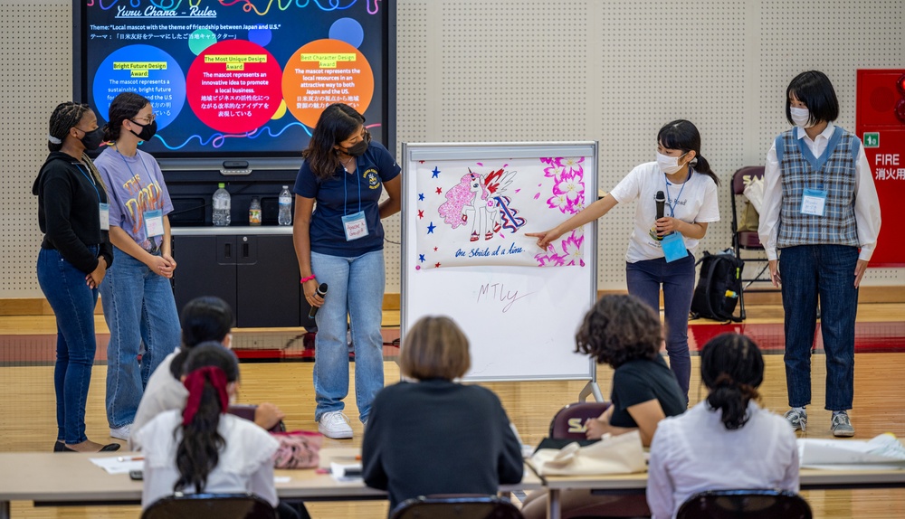 American and Japanese Students Participate in Global Friendship Camp 2021 aboard MCAS Iwakuni
