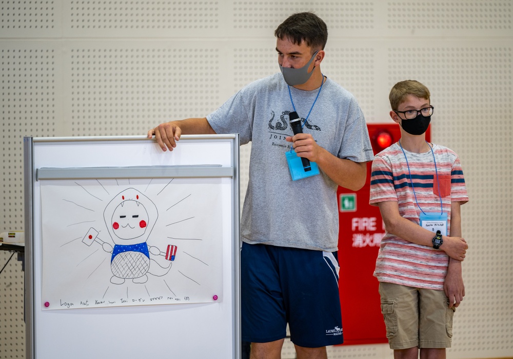 American and Japanese Students Participate in Global Friendship Camp 2021 aboard MCAS Iwakuni