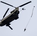 4/25 paratroopers conduct CH-47 Chinook airborne jump