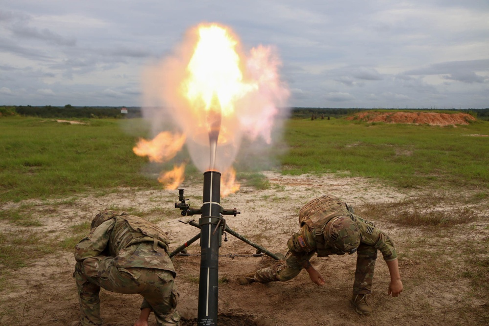 2d Battalion, 69th Armor Regiment Mortar Live Fire