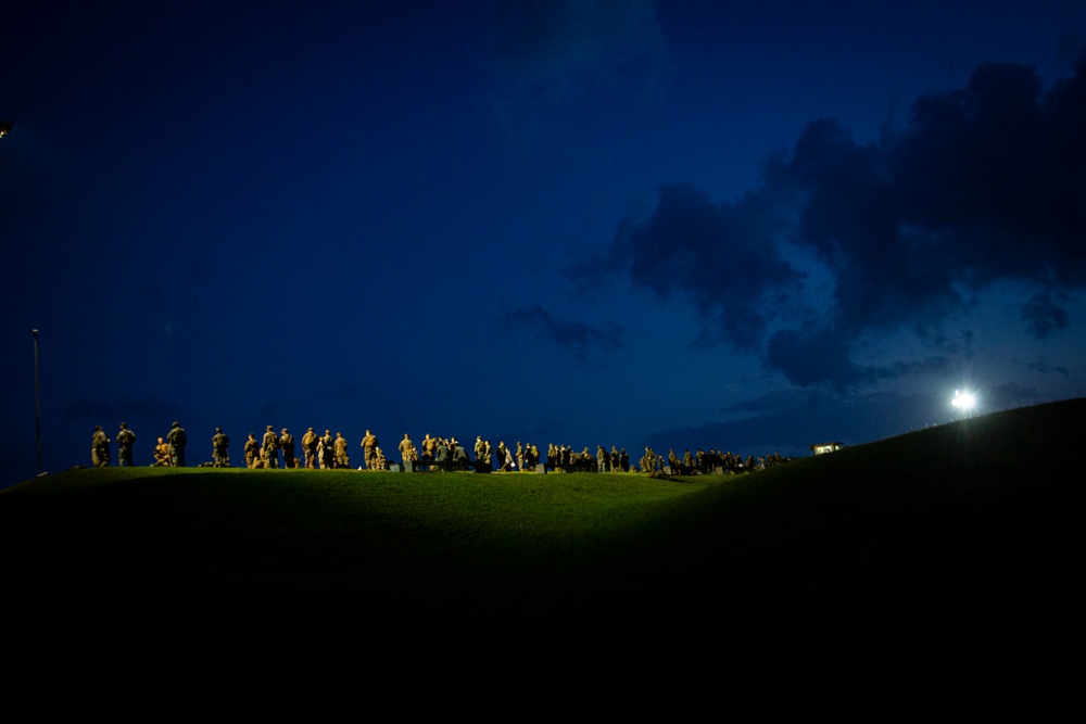 US Marines shoot the new Annual Rifle Qualification