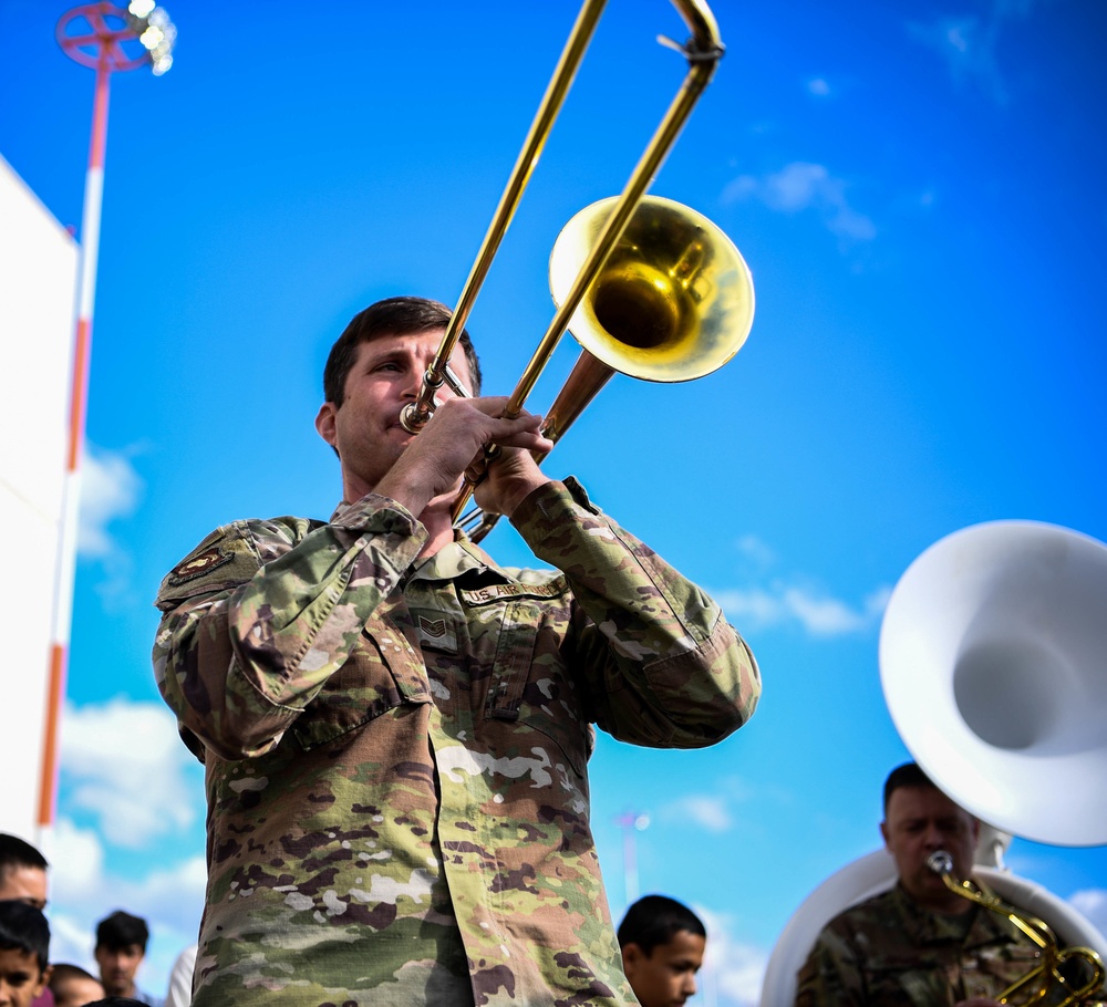 USAFE band hits high note