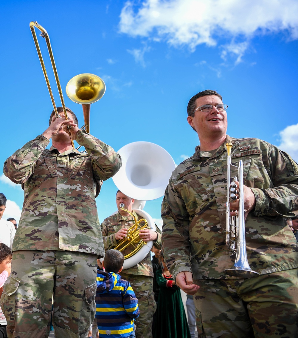 USAFE band hits high note