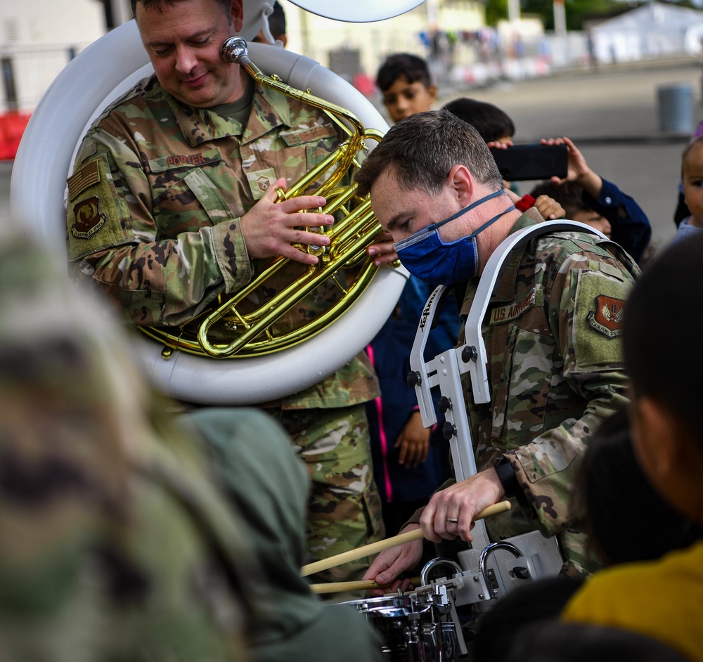 USAFE band hits high note