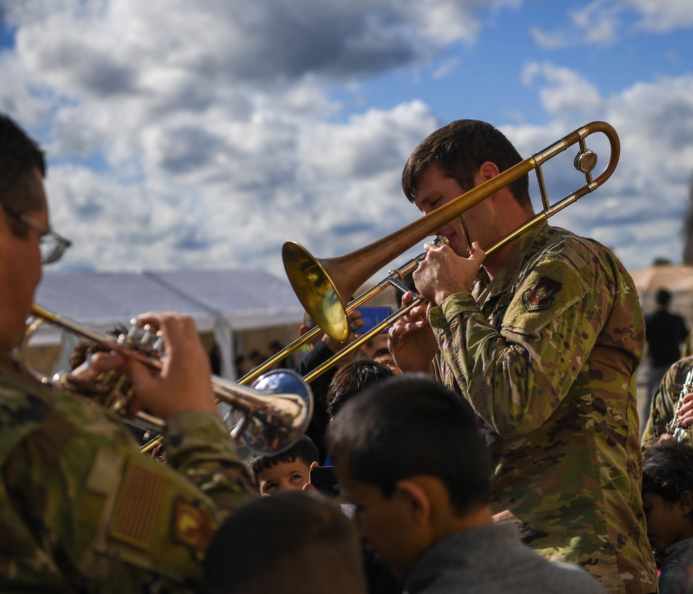 USAFE band hits high note