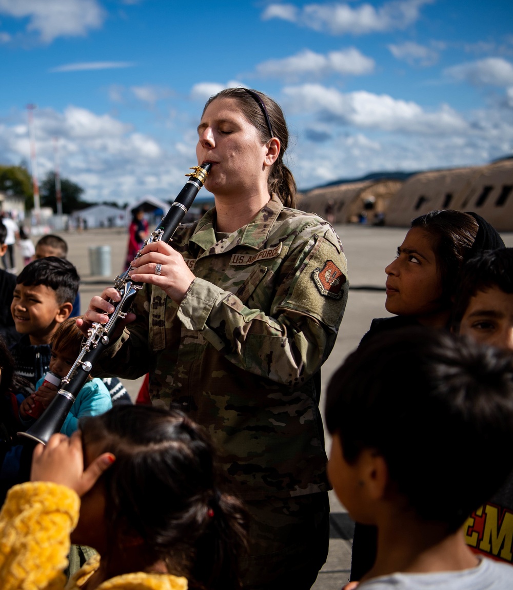 USAFE band hits high note