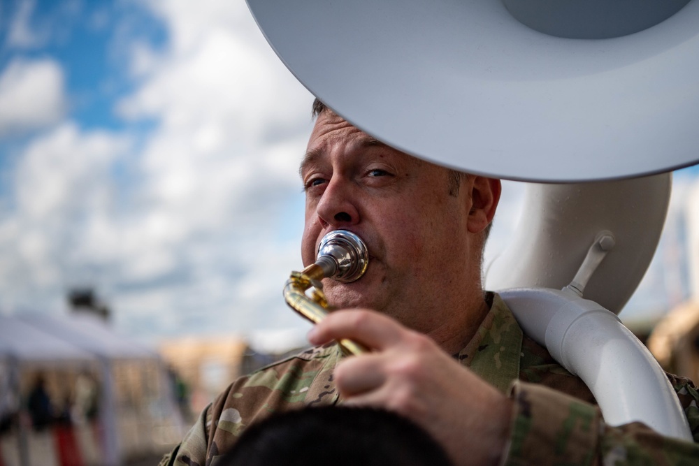 USAFE band hits high note