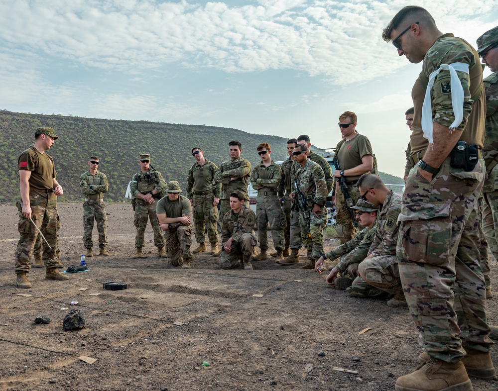 U.S. Soldiers conduct Live-Fire Training in Djibouti, Africa