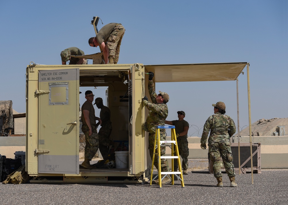 386 AEW executes Blue Marauder 21