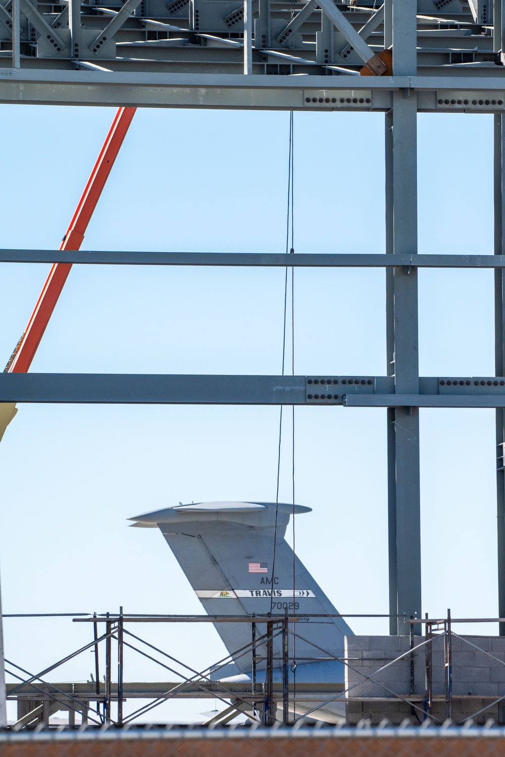KC-46 hangar construction