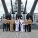 Reenlistment ceremony aboard Battleship Wisconsin
