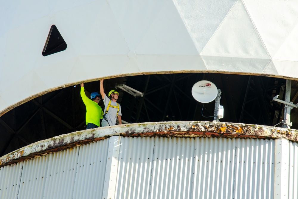 140th ADSS Radome disassembly