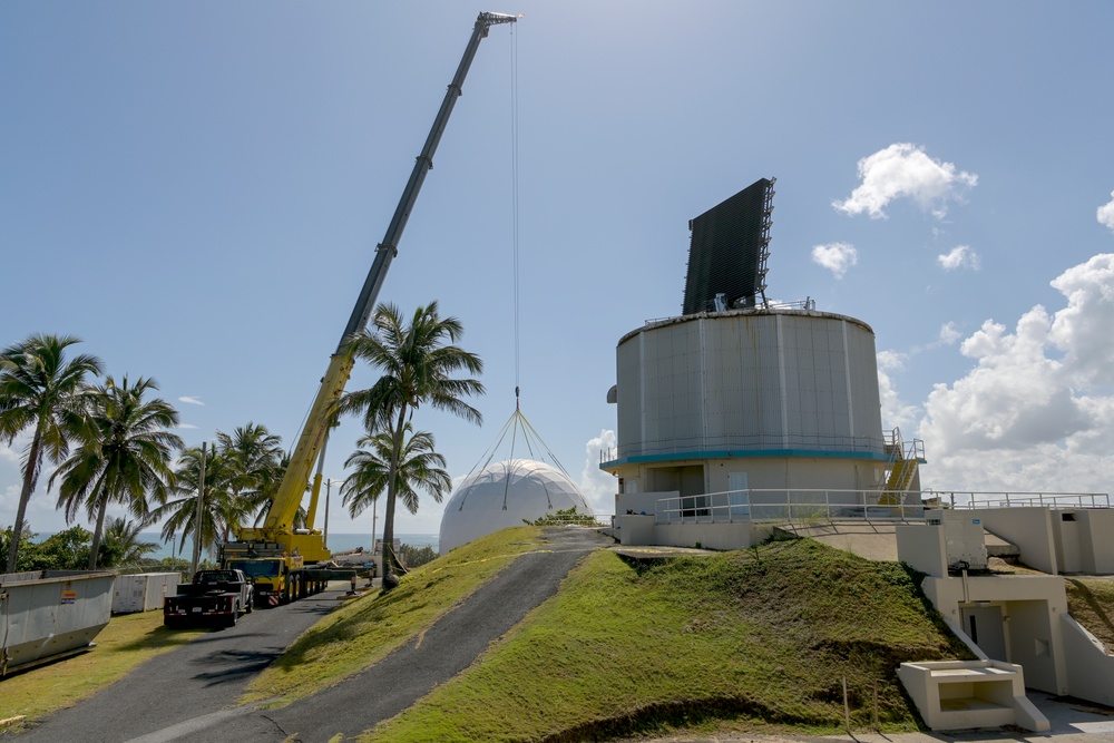 140th ADSS Radome disassembly