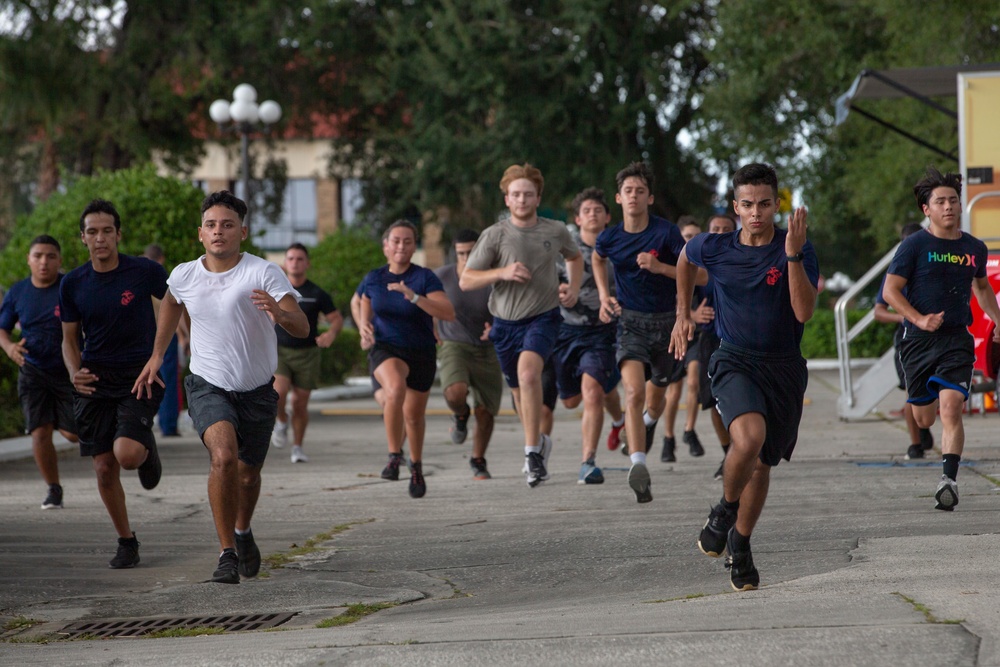 Physical Training at Recruiting Sub-Station Temple Terrace