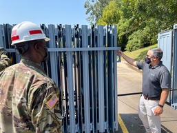 ERDC’s Geotechnical and Structures Laboratory tests two new rapidly deployable protection systems