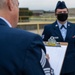 Airmen conduct open ranks inspection