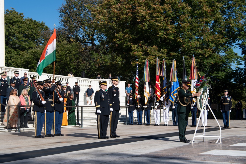 Wreath Ceremony in honor of the Chief of Defense of the Indian Armed Forces Gen. Bipin Rawat