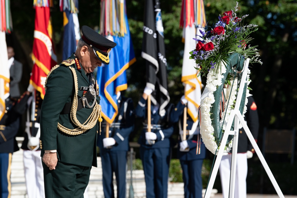 Wreath Ceremony in honor of the Chief of Defense of the Indian Armed Forces Gen. Bipin Rawat