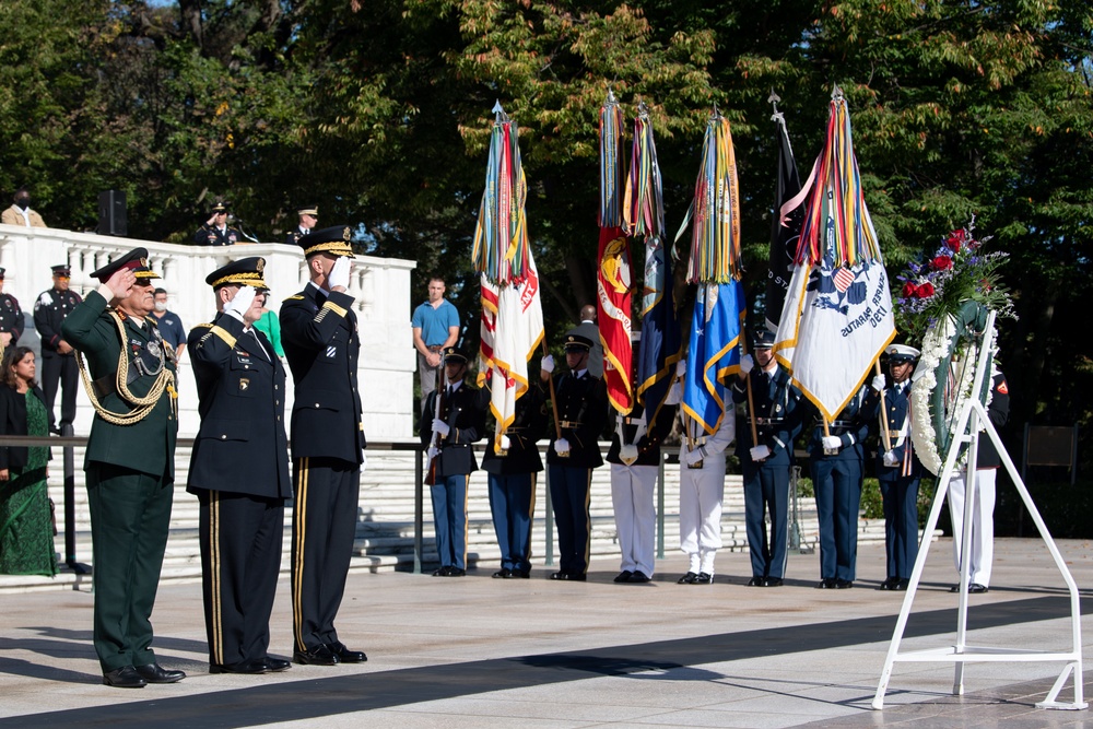 Wreath Ceremony in honor of the Chief of Defense of the Indian Armed Forces Gen. Bipin Rawat