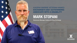 Kadena Marine Veteran Named Exchange’s 2021 Outstanding Associate with a Disability