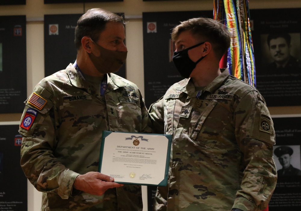 2021 82nd Airborne Division Best Medic Winners