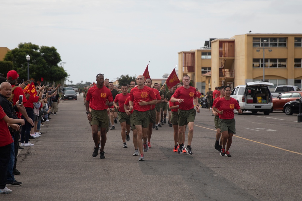 Alpha Company Motivational Run