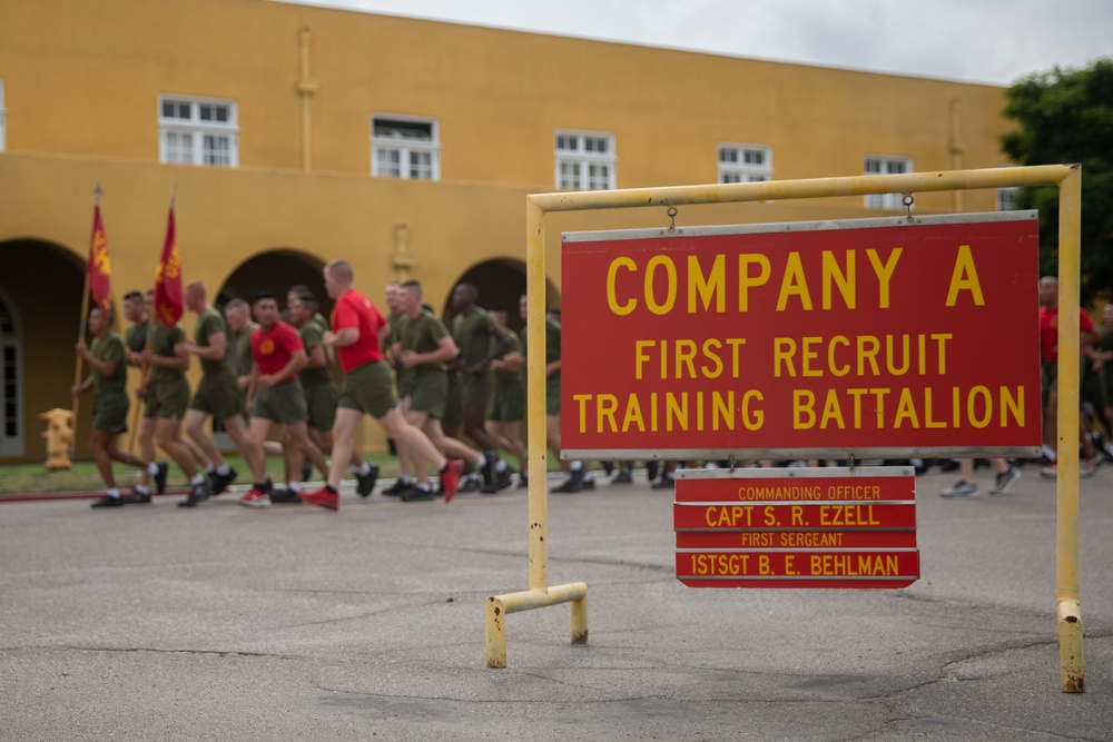 Alpha Company Motivational Run