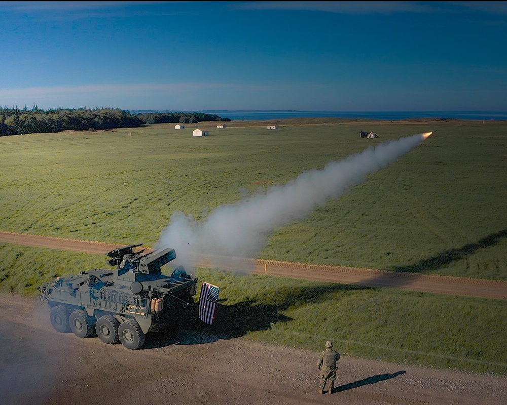 On target: 5th Battalion, 4th Air Defense Artillery Regiment becomes first unit to live-fire the Army’s new M-SHORAD system in Europe