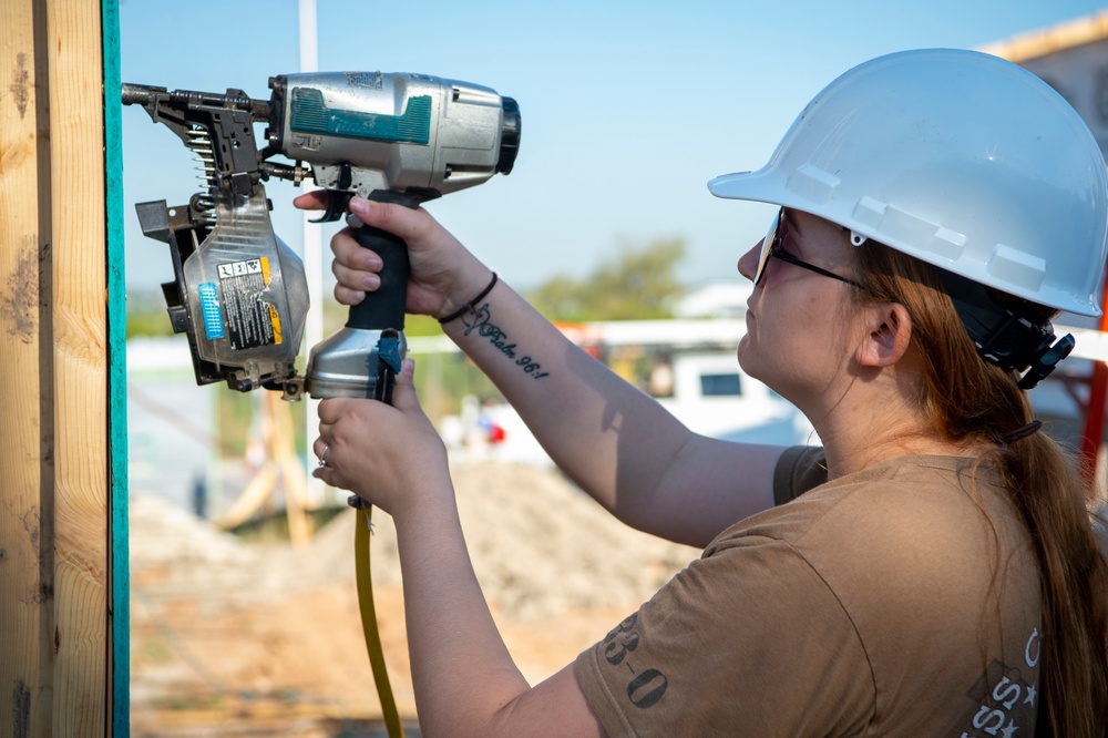 U.S Sailors help Habitat for Humanity