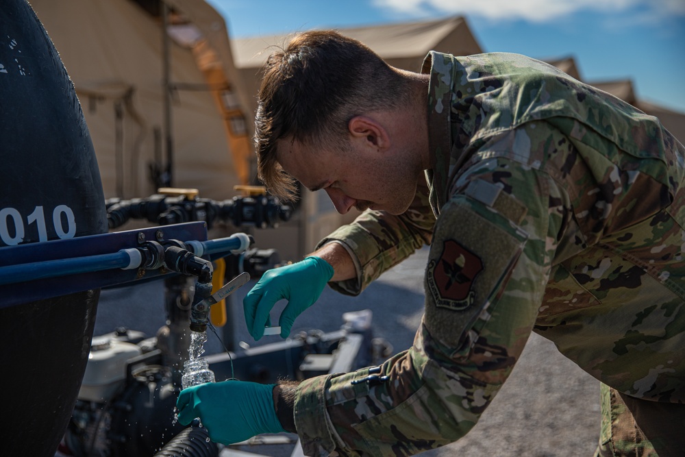 Task Force Holloman bioenvironmental tests water quality