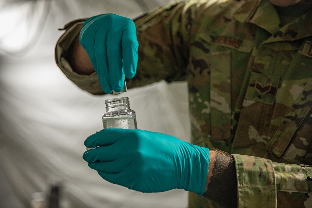 Task Force Holloman bioenvironmental tests water quality