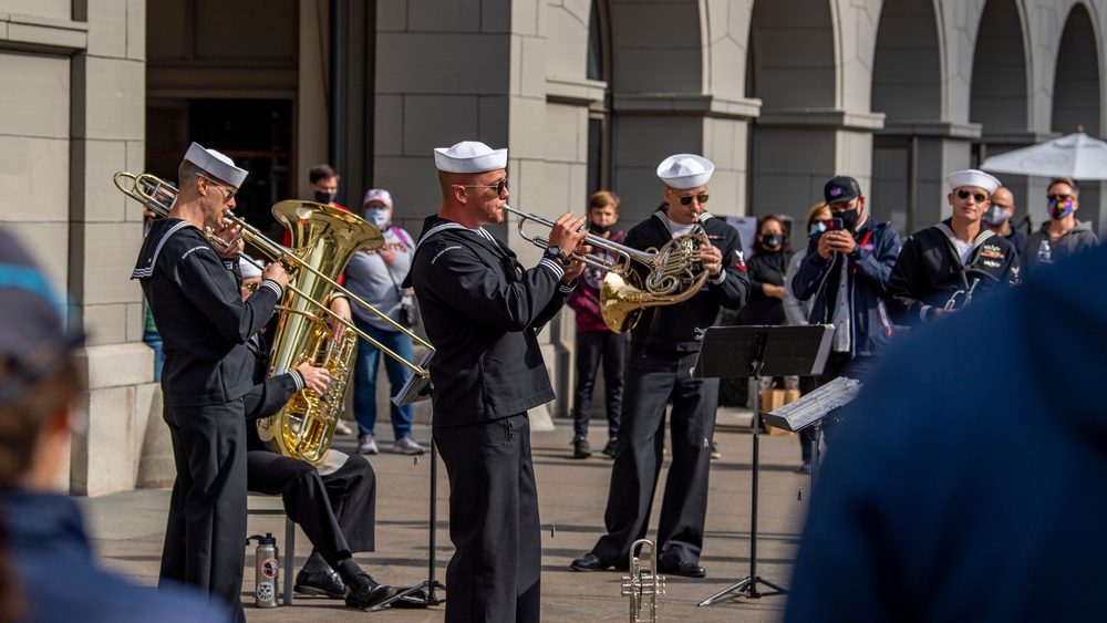 Navy Band Southwest Brass Quintet Performs at SFFW