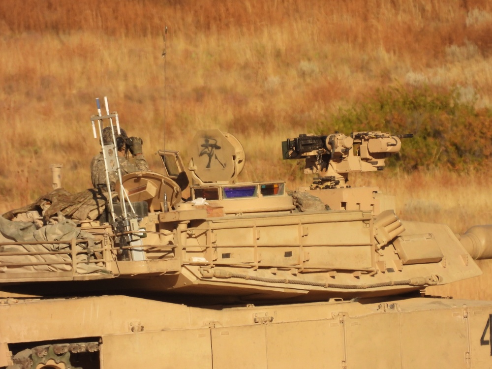 1-68 AR conducts gunnery table VI at Fort Carson, Colorado, Oct. 7, 2021