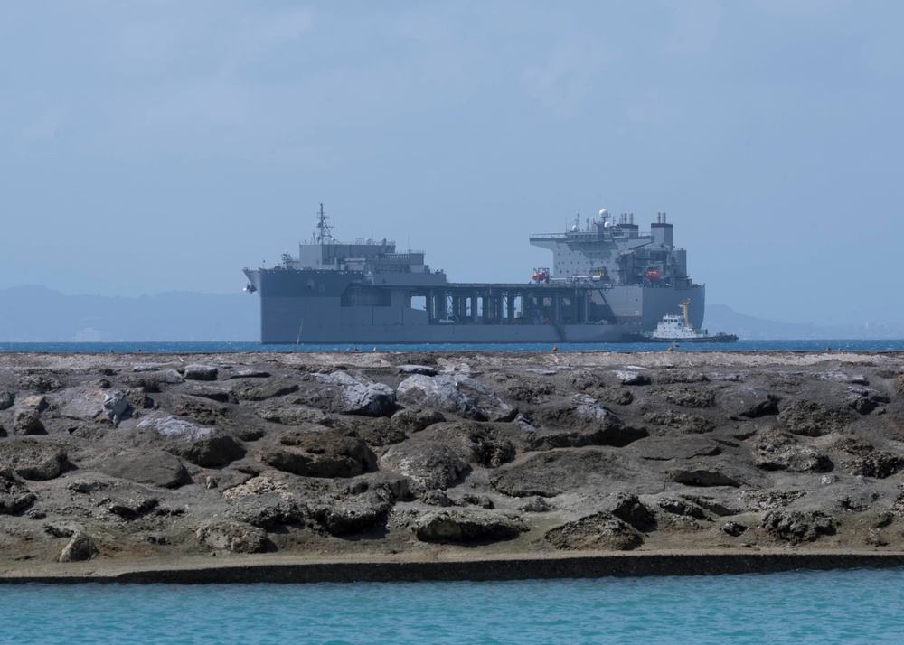 USS Miguel Keith at Okinawa
