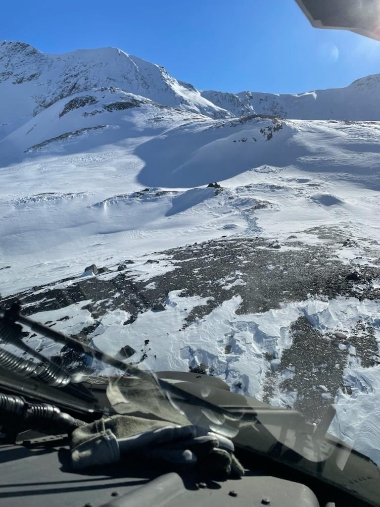 Alaska Army National Guard rescue three hunters from an early season avalanche
